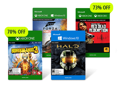 UP TO 73% OFF XBOX & WINDOWS 10 DIGITAL GAMES*