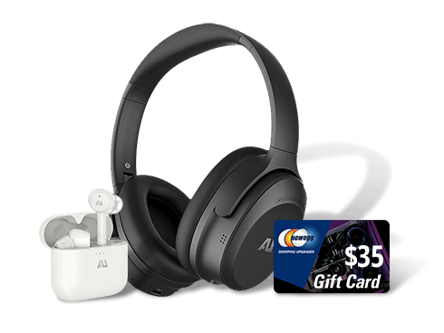 GET UP TO A $35 PROMO GIFT CARD WITH AUSOUNDS HEADPHONES & TRUE WIRELESS EARBUDS*