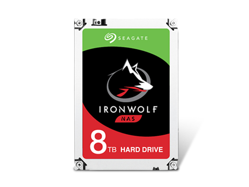 Seagate IronWolf 8TB NAS Hard Drive 7200 RPM 256MB Cache SATA 6.0Gb/s CMR 3.5" for RAID Network Attached Storage