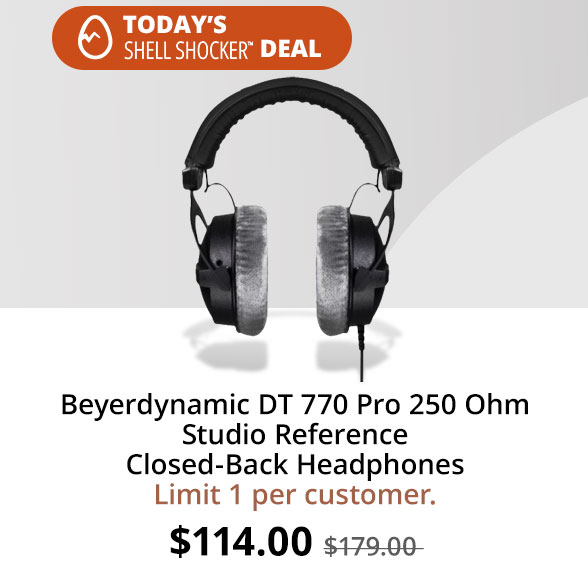 Beyerdynamic DT 770 Pro 250 Ohm Studio Reference Closed-Back Headphones