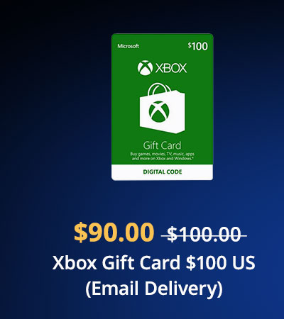 $90.00 Xbox Gift Card $100 US (Email Delivery)