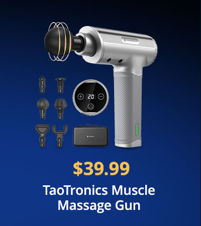 $39.99 TaoTronics Muscle Massage Gun