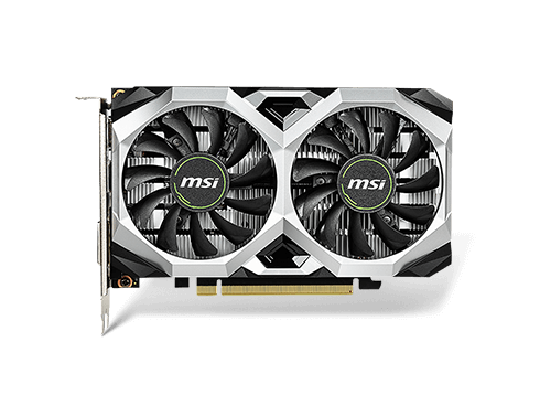 MSI Ventus GeForce GTX 1650 4GB GDDR6 PCI Express 3.0 x16 Video Card GTX 1650 D6 Ventus XS OC