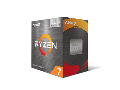 AMD Ryzen 7 5700G - Ryzen 7 5000 G-Series Cezanne (Zen 3) 8-Core 3.8 GHz Socket AM4 65W AMD Radeon Graphics Desktop Processor - 100-100000263BOX