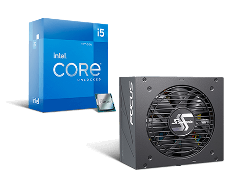 Intel Core i5-12600K Alder Lake Processor + Seasonic FOCUS GX-850 Power Supply