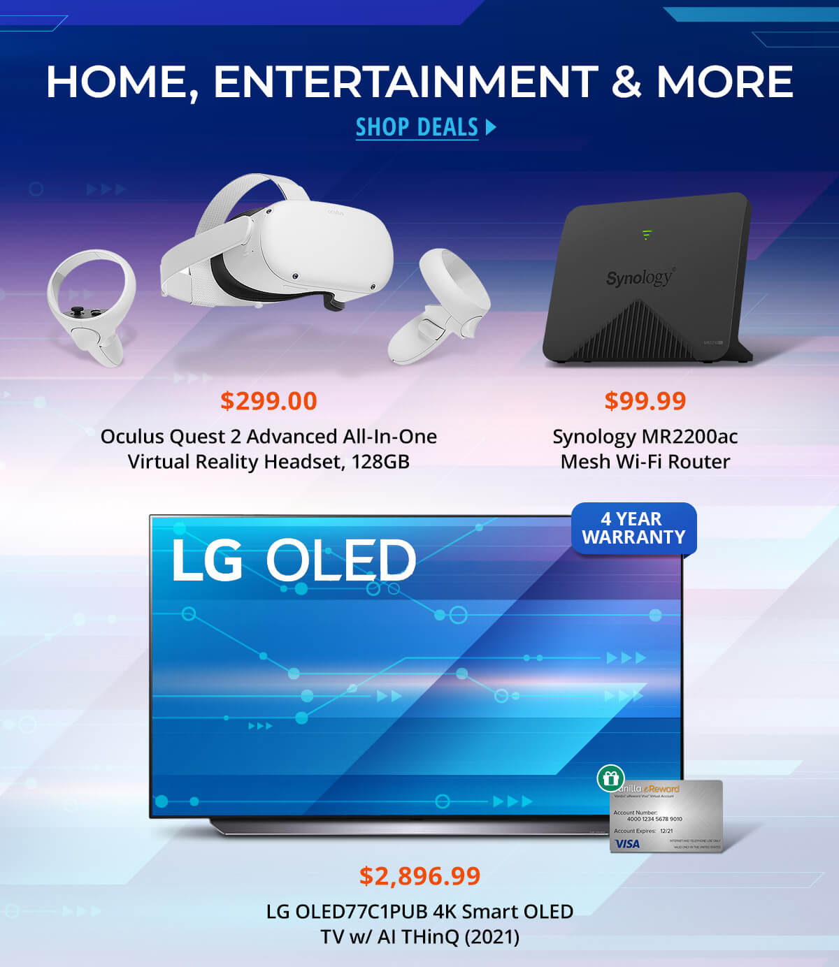 Home, Entertainment & More