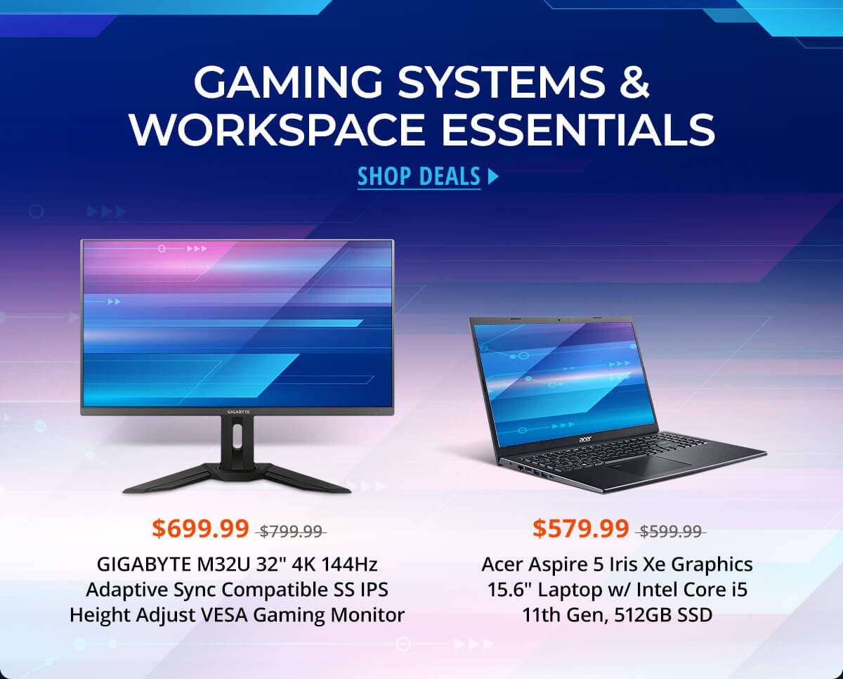 Gaming Systems & Workspace Essentials