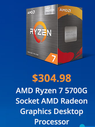 AMD Ryzen 7 5700G Socket AMD Radeon Graphics Desktop Processor