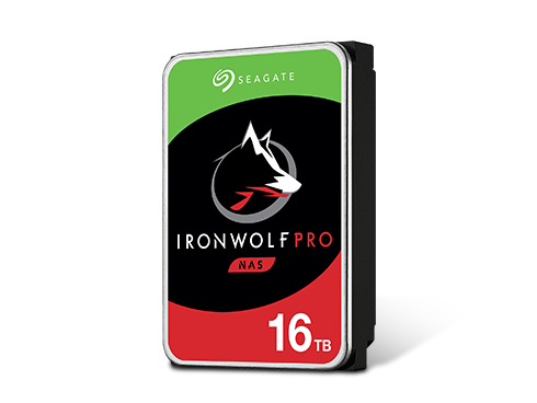 Seagate IronWolf Pro 16TB NAS Hard Drive 7200 RPM 256MB Cache CMR SATA 6.0Gb/s 3.5" Internal HDD ST16000NE000