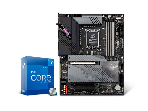 Intel Core i7-12700K Processor  + GIGABYTE Z690 AORUS ELITE AX LGA 1700 Intel ATX Motherboard Combo