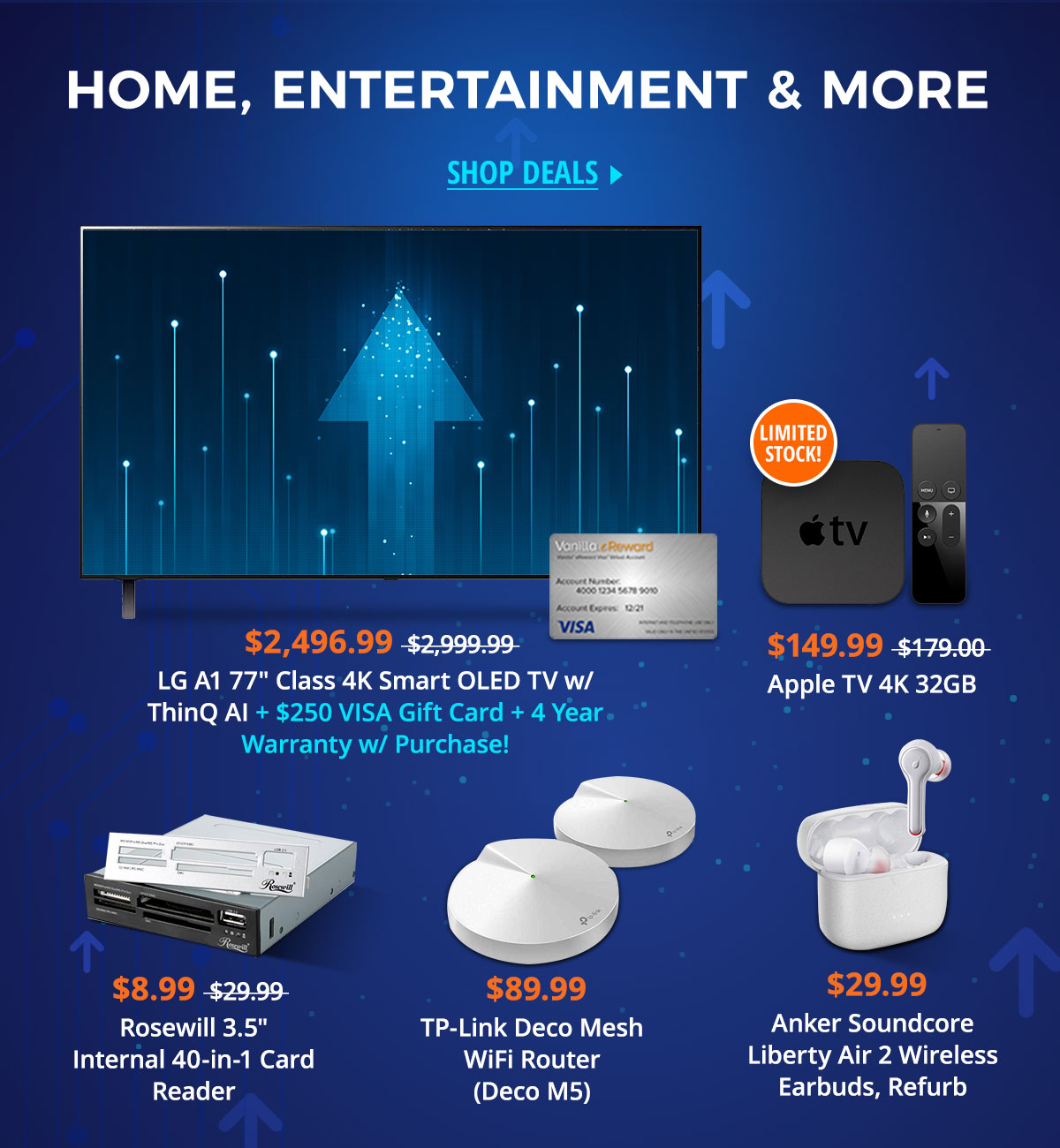 Home, Entertainment & More