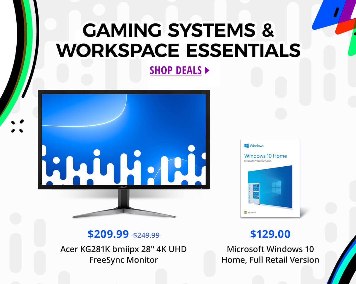 Gaming Systems & Workspace Essentials