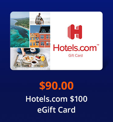 Hotels.com $100 eGift Card