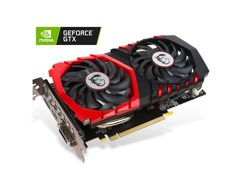 MSI Gaming GeForce GTX 1050 Ti 4GB GDDR5 PCI Express 3.0 x16 ATX Video Card GTX 1050 Ti GAMING X 4G