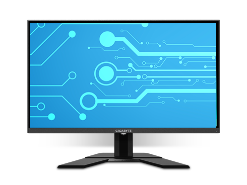 GIGABYTE G27Q 27" 144Hz 1440P Gaming Monitor, 2560 x 1440 IPS Display, 1ms (MPRT) Response Time, 92% DCI-P3, VESA Display HDR400, FreeSync Premium, 1x DisplayPort 1.2, 2x HDMI 2.0, 2x USB 3.0, Height Adjustable