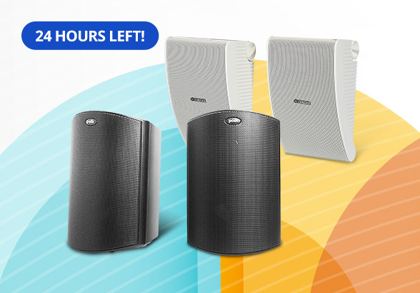 Get up to $150 promotional gift card on select Audio Speakers