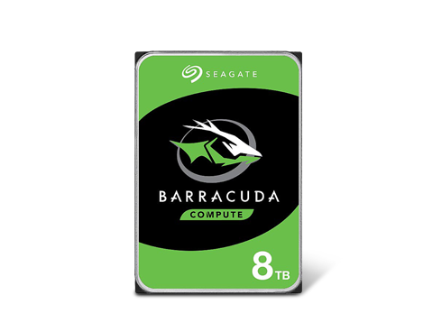Seagate BarraCuda ST8000DM004 8TB 5400 RPM 256MB Cache SATA 6.0Gb/s 3.5" Internal Hard Drive Bare Drive
