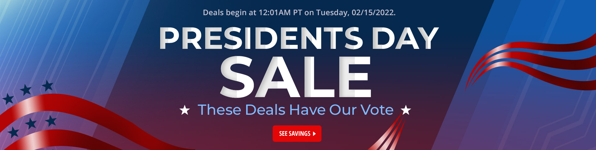 President’s Day Sale