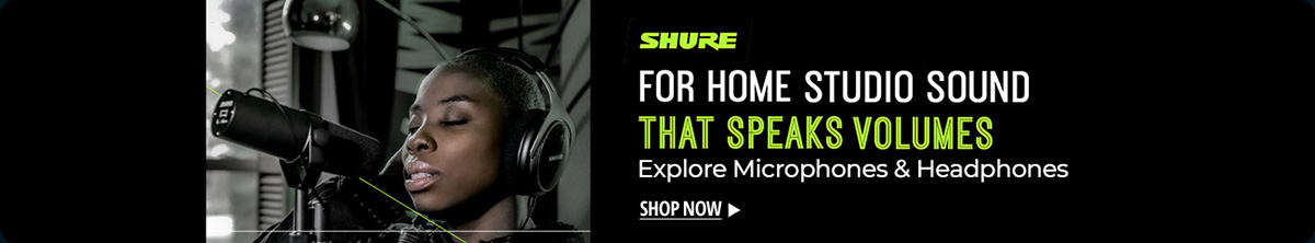 Audio Shure Mics and Headphones