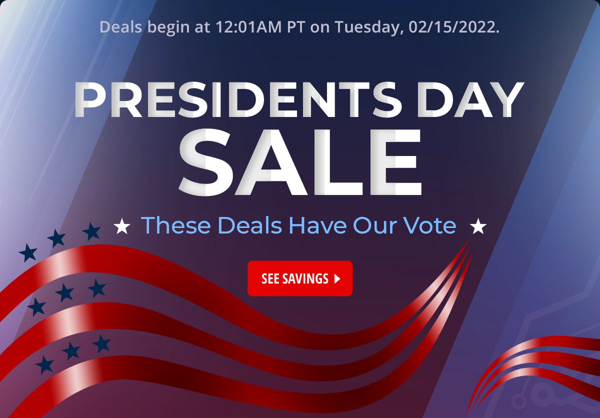 Presidents Day Sale