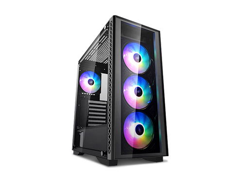 DEEPCOOL MATREXX 50 ADD-RGB 4F Mid-Tower Case 4x120mm ADD-RGB Fans, Full-size Tempered Glass Side And Front Panel