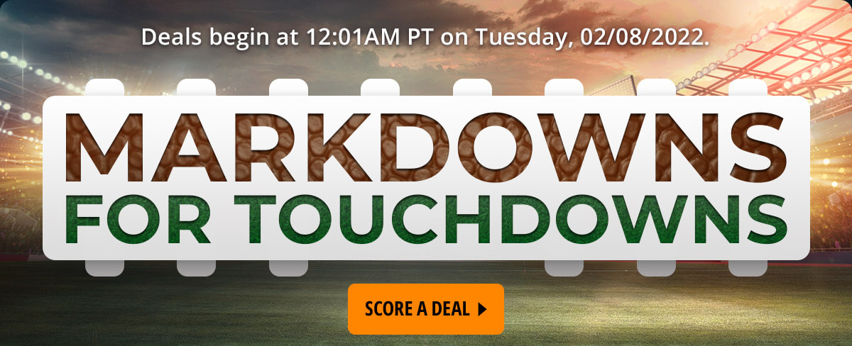 Markdowns for touchdowns