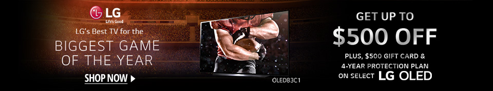 LG's Best TV for the Biggest Game of the Year