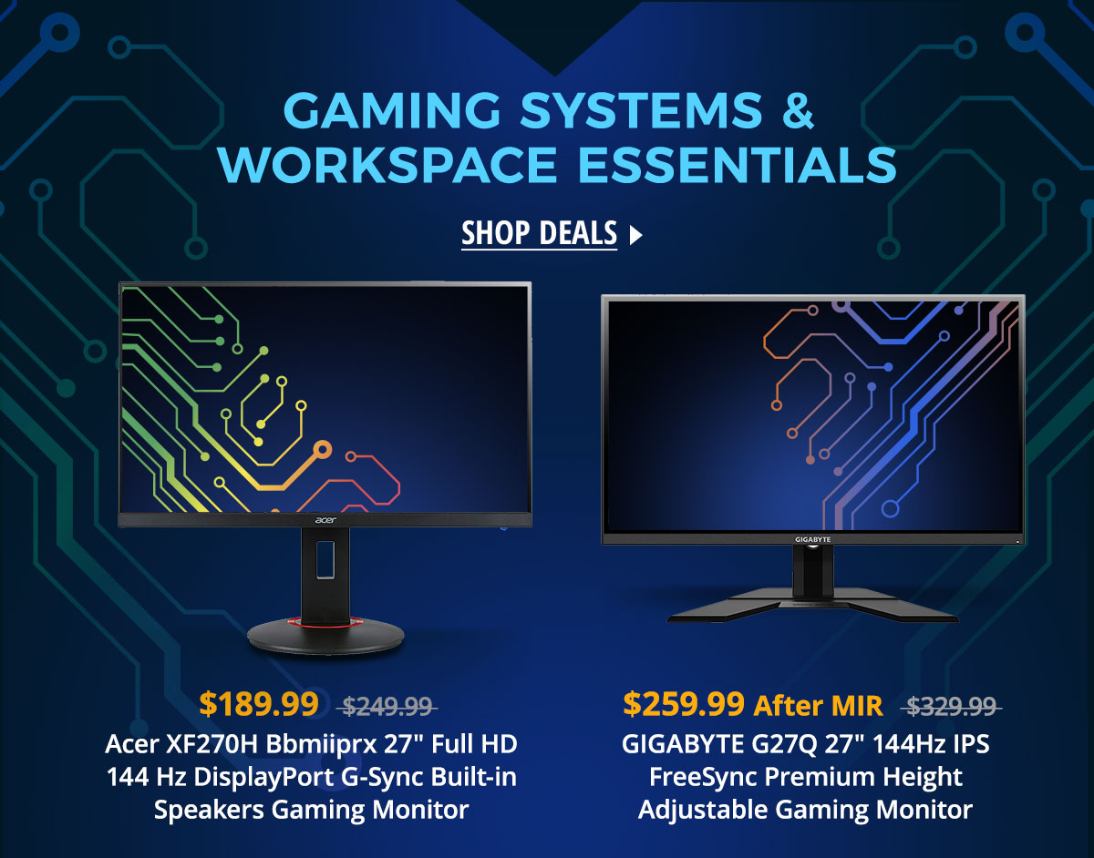 Gaming Systems & Workspace Essentials