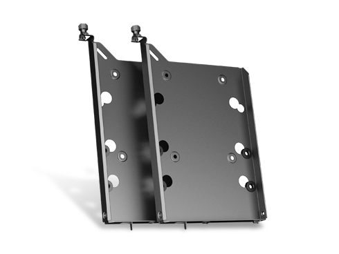 Fractal Design FD-A-TRAY-001 HDD Drive Tray Kit - Type-B for Define 7 Series and Compatible Fractal Design Cases - Black (2-pack)