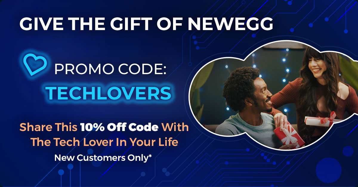 Share This 10% Off Code with the Tech Lover in Your Life -- Promo Code: TECHLOVERS. New Customers Only*