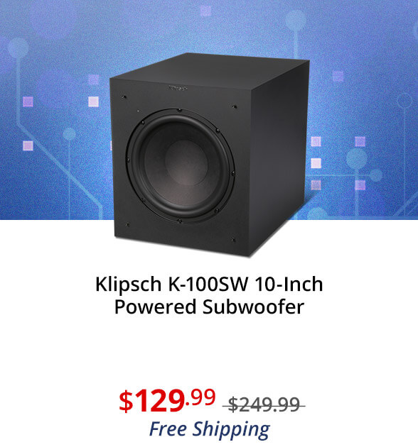 Klipsch K-100SW 10-Inch Powered Subwoofer