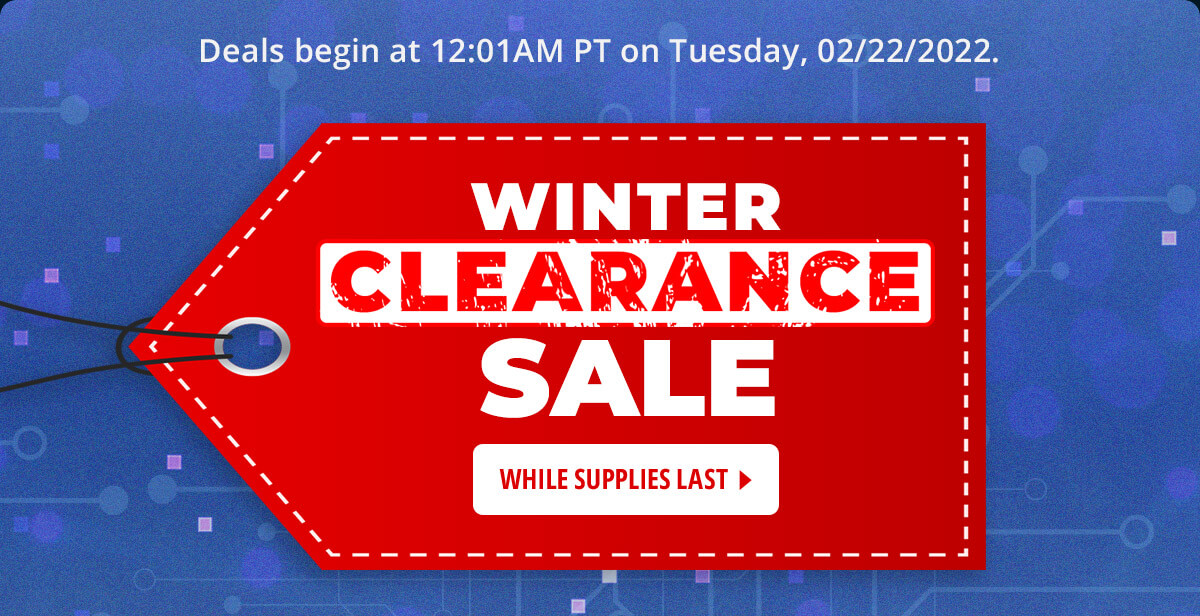 WINTER CLEARANCE SALE