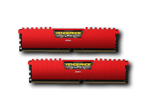 CORSAIR Vengeance LPX 16GB (2 x 8GB) DDR4 2400 (PC4 19200) Memory Kit, Model CMK16GX4M2A2400C14R