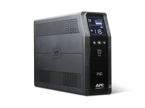 APC BR1500MS 1500 VA Pure SineWave 10 Outlets 2 USB Charging Ports Back-UPS Pro Battery Backup