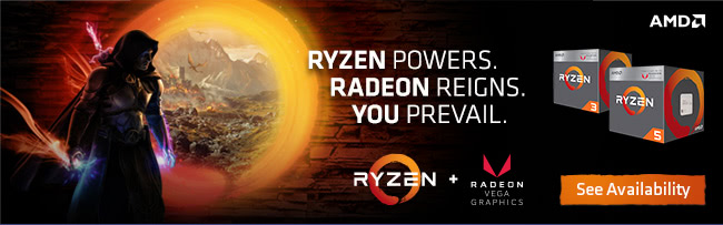 RYZEN + RADEON -- See Availability >