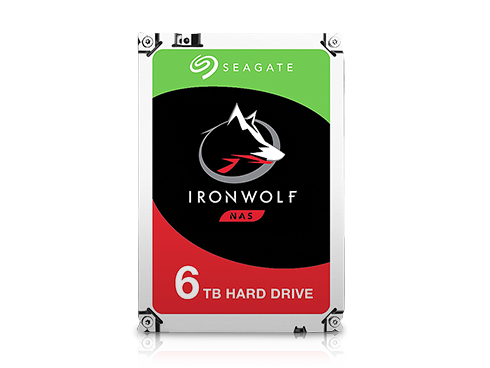 Seagate IronWolf 6TB NAS Hard Drive 7200 RPM 256MB Cache SATA 6Gb/s 3.5" Internal Hard Drive