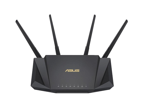 ASUS AX3000 Dual Band WiFi Router, WiFi 6, AiMesh Whole-Home WiFi, 4 x 1Gb LAN Ports, USB 3.0, MU-MIMO, OFDMA, VPN