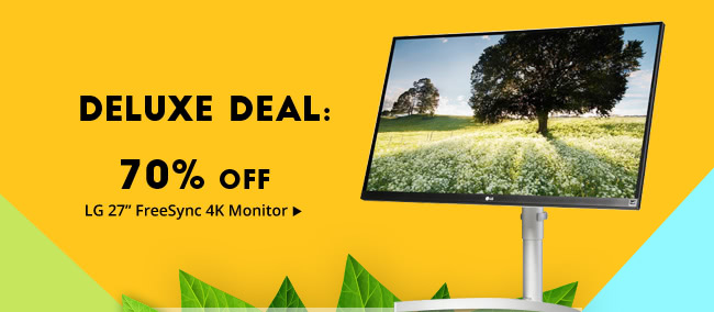 Deluxe Deal- LG 27” 4K Monitor