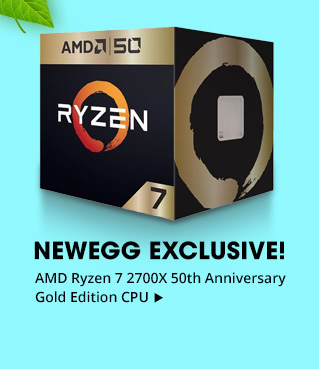 Newegg Exclusive! AMD Ryzen 7 2700X 50th Anniversary Gold Edition CPU