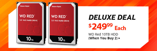 Deluxe Deal - WD Red 10TB HDD