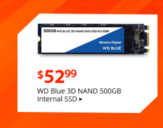 WD Blue 3D NAND 500GB Internal SSD