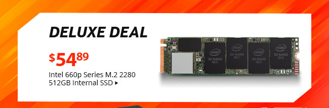 Deluxe Deal - Intel 660p Series M.2 2280 512GB Internal SSD