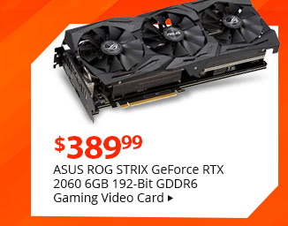 Feature - ASUS ROG STRIX GeForce RTX 2060 6GB 192-Bit GDDR6 Gaming