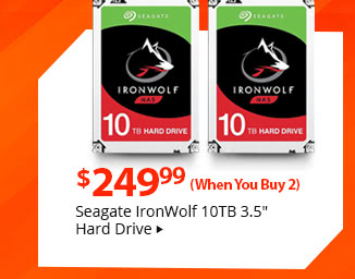 Feature - Seagate IronWolf 10TB 3.5" Hard Drive