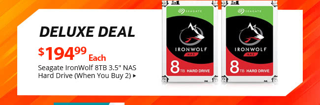 Deluxe Deal - Seagate IronWolf 8TB 3.5" NAS Hard Drive