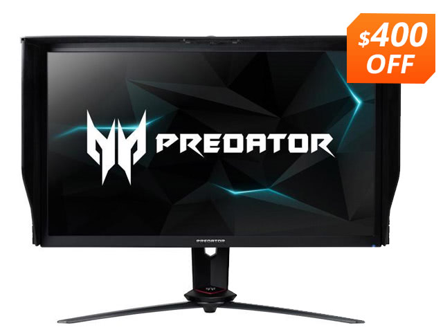 Acer Predator 27 inch 3840 x 2160 Widescreen 16:9 G-Sync 144Hz 4ms (GTG) IPS Gaming Monitor