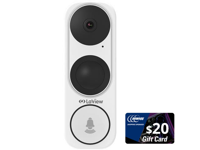 LaView 3MP 2K HD Smart Video IP Doorbell Camera