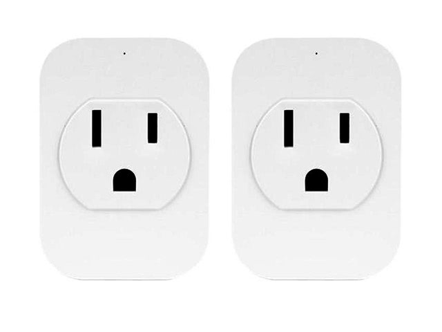 Combo: (2x) Aluratek Eco4life Wi-Fi Smart Plug Outlet, No Hub Required (Works w/ Alexa, Google Assistant, and IFTTT)