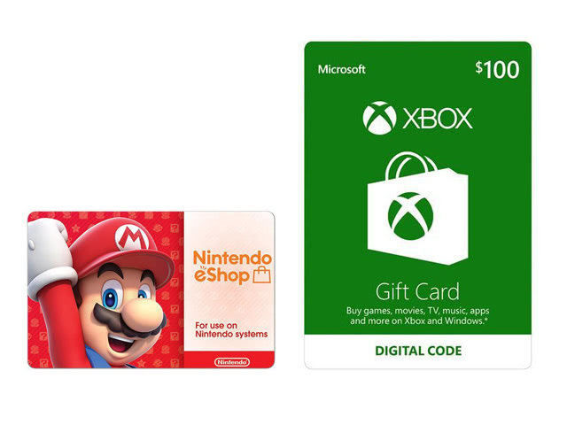 10% OFF Select XBOX & Nintendo Gift Cards