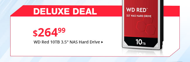 Deluxe Deal - WD Red 10TB 3.5" NAS Hard Drive